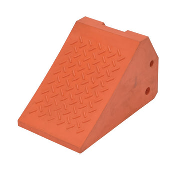 Urethane Super Wheel Chock 24 In. x 14 In. x 14 In. 80 Lb. Capacity Orange
